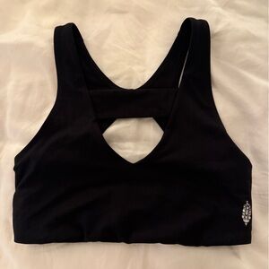 Free People Movement keep in touch bra- Black: Small
